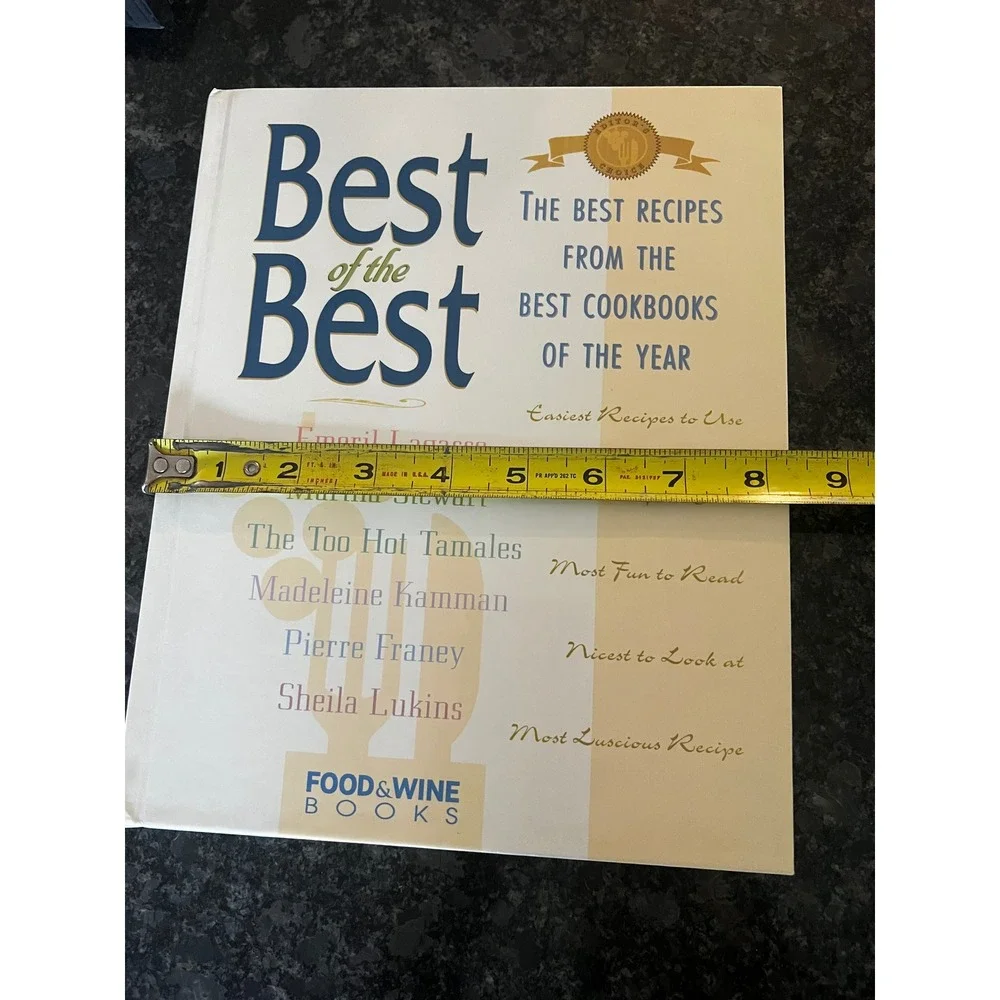Best of the Best Cookbook Food & Wine Emeril Lagasse Martha Stewart VTG‎ 1998